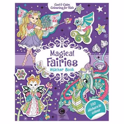 Allen & Unwin Cool & Calm Colouring for Kids: Magical Fairies Sticker Book, English, Paperback, 36 pages