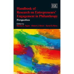 ISBN Handbook of Research on Entrepreneurs’ Engagement in Philanthropy