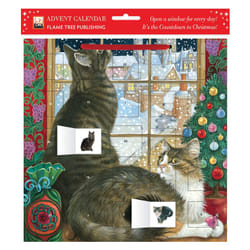 ISBN Ivory Cats by Lesley Anne Ivory: Christmas Window advent calendar (with stickers)