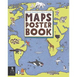 Allen & Unwin Maps Poster book English Paperback 56 pages