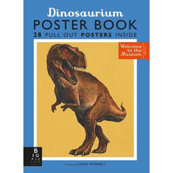 ISBN Dinosaurium Poster book Hardcover 56 pages
