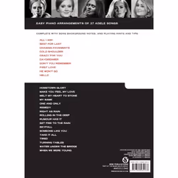 The Music Sales Group Really Easy Piano: Adele (Updated Edition)