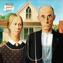 ISBN Adult Jigsaw Puzzle Grant Wood: American Gothic