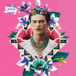 ISBN Adult Jigsaw Puzzle Frida Kahlo Pink, English, 1 pages