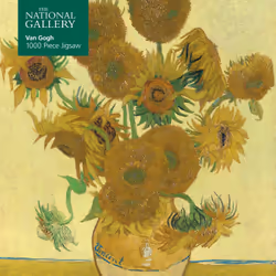 ISBN Adult Jigsaw Puzzle National Gallery: Vincent Van Gogh, Sunflowers, English, 1 pages