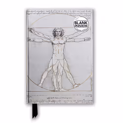 ISBN Leonardo da Vinci: Vitruvian Man (Foiled Blank Journal), English, 176 pages