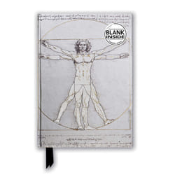 ISBN Leonardo da Vinci: Vitruvian Man (Foiled Blank Journal)