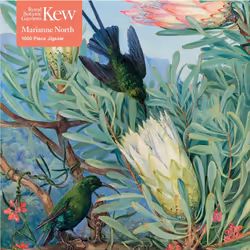 ISBN Adult Jigsaw Puzzle Kew Gardens' Marianne North: Honeyflowers and Honeysuckers, English, 1 pages