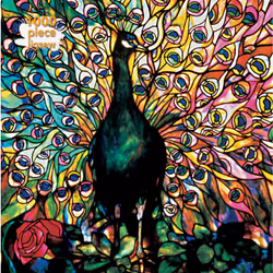 ISBN Adult Jigsaw Puzzle Louis Comfort Tiffany: Displaying Peacock, English, 1 pages