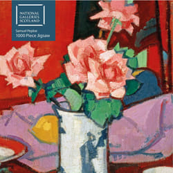 ISBN Adult Jigsaw Puzzle National Galleries Scotland - Samuel Peploe: Pink Roses, Chinese Vase