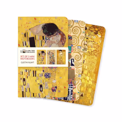 ISBN Gustav Klimt Set of 3 Mini Notebooks, English, 64 pages