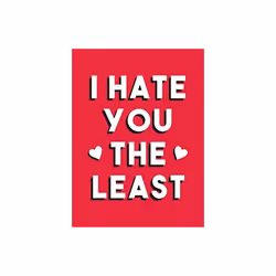I Hate You the Least by Publishers & Summersdale
