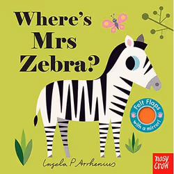 Allen & Unwin Where's Mrs Zebra? (Felt Flaps), English, 12 pages