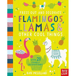 ISBN Press Out and Decorate: Flamingos, Llamas and Other Cool Things book Hardcover 24 pages