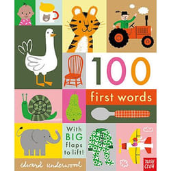 ISBN 100 First Words book Hardcover 16 pages