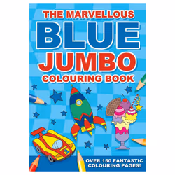 The Marvellous Blue Jumbo Colouring Book