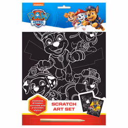 Paw Patrol Scratch Art Set