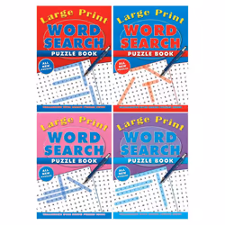 Large Print  Wordsearch Books