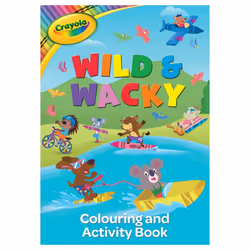 Crayola Wild & Wacky Colour & Activity Bk