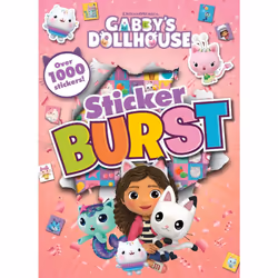 Gabby's Dollhouse Sticker Burst Kids Activity Book with 1000+ Stickers