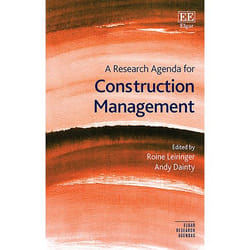ISBN A Research Agenda for Construction Management