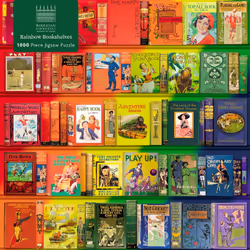 ISBN Adult Jigsaw Puzzle Bodleian Libraries: Rainbow Bookshelves, English