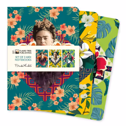 ISBN Frida Kahlo Set of 3 Midi Notebooks, English, 64 pages