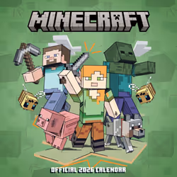MINECRAFT 2026 SQUARE CALENDAR