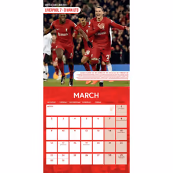 LIVERPOOL FC LEGENDS 2026 SQUARE CALENDAR