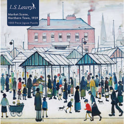 ISBN Adult Jigsaw Puzzle L.S. Lowry: Market Scene, Northern Town, 1939