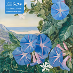 ISBN Adult Jigsaw Puzzle Kew: Marianne North: Amatungula and Blue Ipomoea, South Africa, English, 1 pages