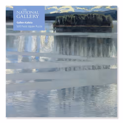 ISBN Adult Jigsaw Puzzle National Gallery: Lake Keitele by Akseli Gallen-Kallela (500 pieces), English, 1 pages