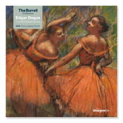 ISBN Adult Jigsaw Puzzle Glasgow Museums: Red Ballet Skirts by Edgar Degas (500 pieces)