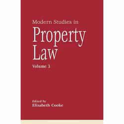 ISBN Modern Studies in Property Law - Volume 3, Law, English, Hardcover, 432 pages