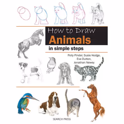 ISBN How to Draw: Animals in Simple Steps, Paperback, 144 pages