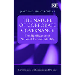 ISBN The Nature of Corporate Governance