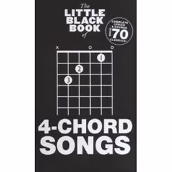 ISBN Little Black Book of 4-Chord Songs, Music, English, Paperback