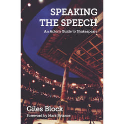 Playwrights Canada Press Speaking the Speech book Paperback 384 pages