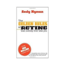 ISBN Golden Rules of Acting book Theatre English