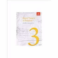 ISBN ABRSM Music Theory in Practice - Model Answers - Grade 3, Music, English