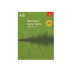 ISBN Specimen Aural Tests, Grades 4 & 5: new edition from 2011 book Music English Paperback 34 pages