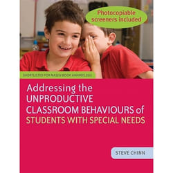 UBC Press Addressing the Unproductive Classroom Behaviours of Students with Special Needs book Paperback 144 pages