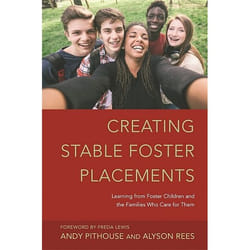 UBC Press Creating Stable Foster Placements book Paperback