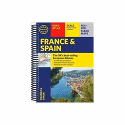 ISBN Philip's France and Spain Road Atlas, Travel, English, 88 pages