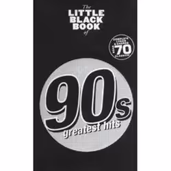 ISBN Little Black Book of 90s Greatest Hits, Music, English, Paperback