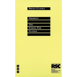 Playwrights Canada Press The School for Scandal book Paperback 96 pages