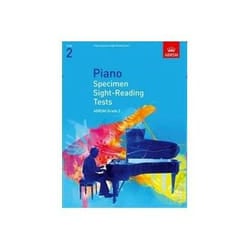ISBN Piano Specimen Sight-Reading Tests: Grade 2 book Music English