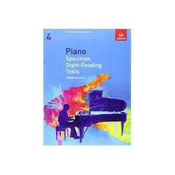 ISBN Piano Specimen Sight-Reading Tests: Grade 4 book Music English 16 pages