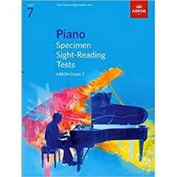 ISBN ABRSM Piano Specimen Sight : Reading Tests : Grade 7, Music, English, 16 pages