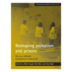 ISBN Reshaping probation and prisons